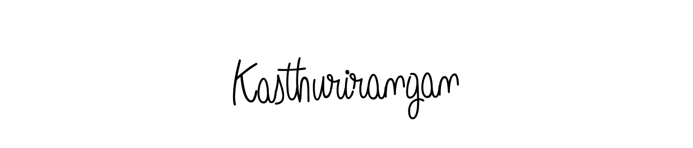 Make a beautiful signature design for name Kasthurirangan. With this signature (Angelique-Rose-font-FFP) style, you can create a handwritten signature for free. Kasthurirangan signature style 5 images and pictures png