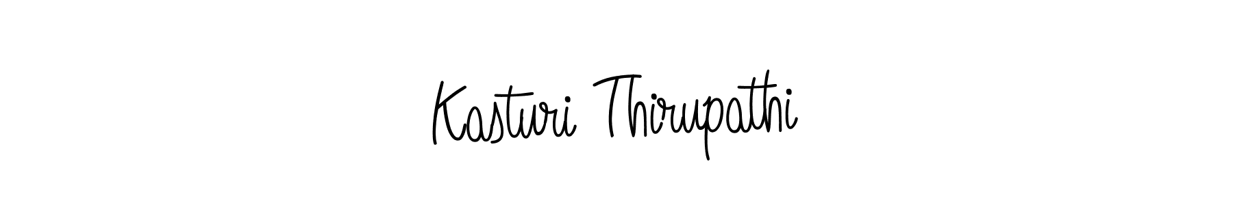 It looks lik you need a new signature style for name Kasturi Thirupathi. Design unique handwritten (Angelique-Rose-font-FFP) signature with our free signature maker in just a few clicks. Kasturi Thirupathi signature style 5 images and pictures png