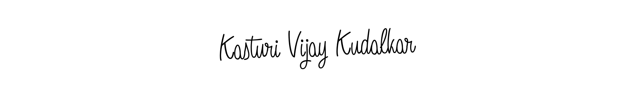 Also we have Kasturi Vijay Kudalkar name is the best signature style. Create professional handwritten signature collection using Angelique-Rose-font-FFP autograph style. Kasturi Vijay Kudalkar signature style 5 images and pictures png