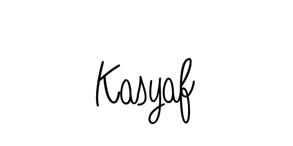 How to make Kasyaf name signature. Use Angelique-Rose-font-FFP style for creating short signs online. This is the latest handwritten sign. Kasyaf signature style 5 images and pictures png