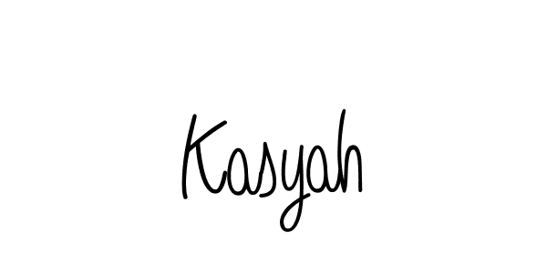 Kasyah stylish signature style. Best Handwritten Sign (Angelique-Rose-font-FFP) for my name. Handwritten Signature Collection Ideas for my name Kasyah. Kasyah signature style 5 images and pictures png