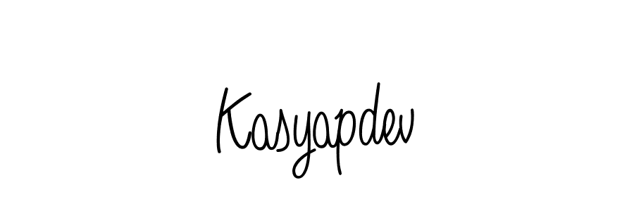 Once you've used our free online signature maker to create your best signature Angelique-Rose-font-FFP style, it's time to enjoy all of the benefits that Kasyapdev name signing documents. Kasyapdev signature style 5 images and pictures png