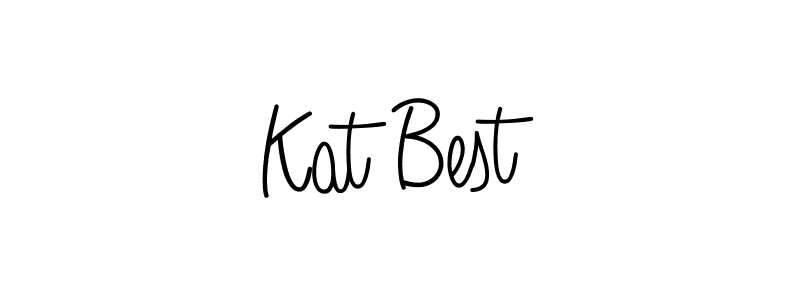 The best way (Angelique-Rose-font-FFP) to make a short signature is to pick only two or three words in your name. The name Kat Best include a total of six letters. For converting this name. Kat Best signature style 5 images and pictures png