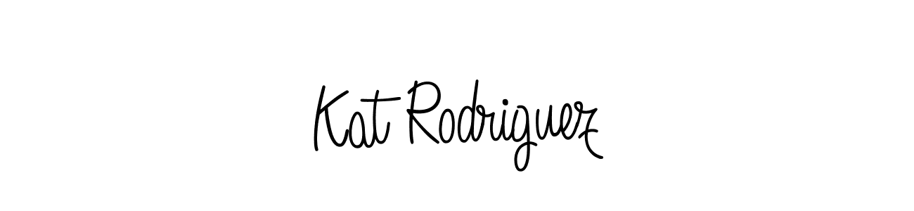 Also we have Kat Rodriguez name is the best signature style. Create professional handwritten signature collection using Angelique-Rose-font-FFP autograph style. Kat Rodriguez signature style 5 images and pictures png