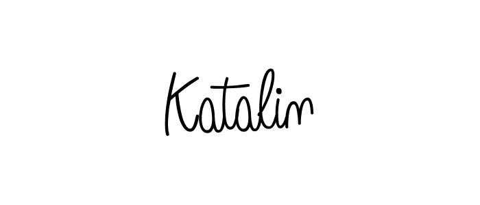 Use a signature maker to create a handwritten signature online. With this signature software, you can design (Angelique-Rose-font-FFP) your own signature for name Katalin. Katalin signature style 5 images and pictures png