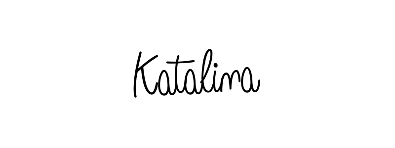 The best way (Angelique-Rose-font-FFP) to make a short signature is to pick only two or three words in your name. The name Katalina include a total of six letters. For converting this name. Katalina signature style 5 images and pictures png