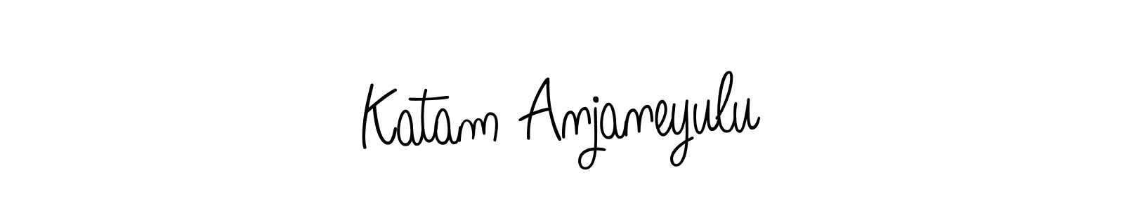 Make a beautiful signature design for name Katam Anjaneyulu. Use this online signature maker to create a handwritten signature for free. Katam Anjaneyulu signature style 5 images and pictures png