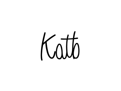 How to Draw Katb signature style? Angelique-Rose-font-FFP is a latest design signature styles for name Katb. Katb signature style 5 images and pictures png