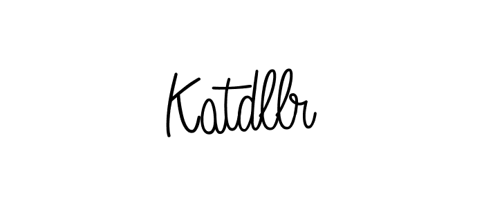 Katdllr stylish signature style. Best Handwritten Sign (Angelique-Rose-font-FFP) for my name. Handwritten Signature Collection Ideas for my name Katdllr. Katdllr signature style 5 images and pictures png