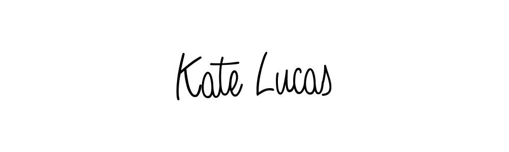 Make a beautiful signature design for name Kate Lucas. With this signature (Angelique-Rose-font-FFP) style, you can create a handwritten signature for free. Kate Lucas signature style 5 images and pictures png