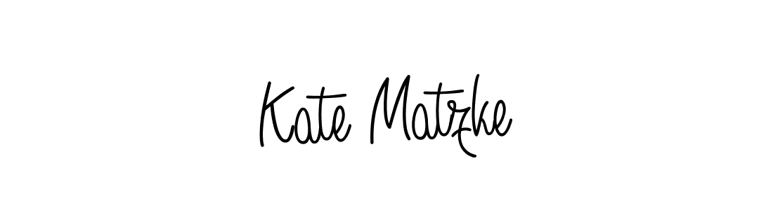 Make a beautiful signature design for name Kate Matzke. With this signature (Angelique-Rose-font-FFP) style, you can create a handwritten signature for free. Kate Matzke signature style 5 images and pictures png