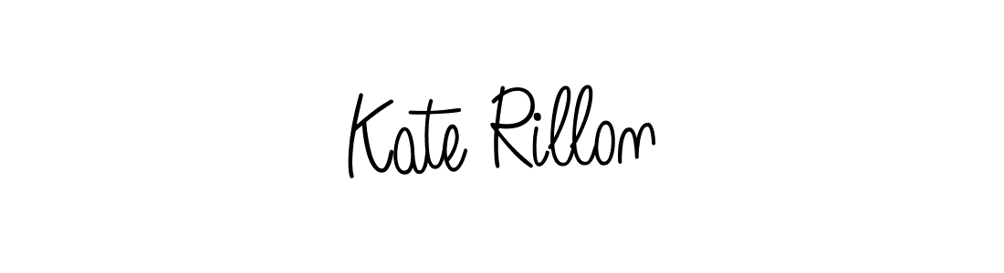 Design your own signature with our free online signature maker. With this signature software, you can create a handwritten (Angelique-Rose-font-FFP) signature for name Kate Rillon. Kate Rillon signature style 5 images and pictures png