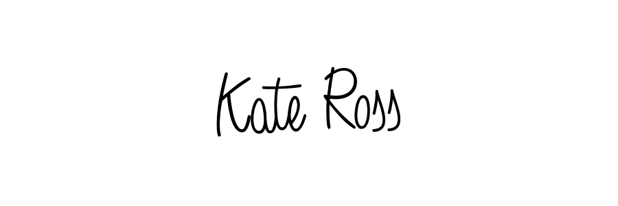 Use a signature maker to create a handwritten signature online. With this signature software, you can design (Angelique-Rose-font-FFP) your own signature for name Kate Ross. Kate Ross signature style 5 images and pictures png