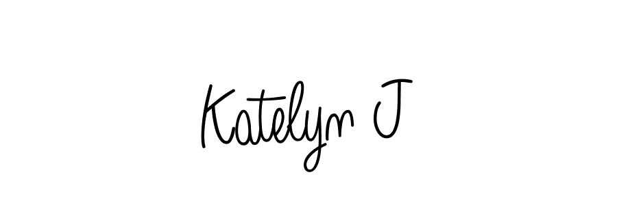 Angelique-Rose-font-FFP is a professional signature style that is perfect for those who want to add a touch of class to their signature. It is also a great choice for those who want to make their signature more unique. Get Katelyn J name to fancy signature for free. Katelyn J signature style 5 images and pictures png
