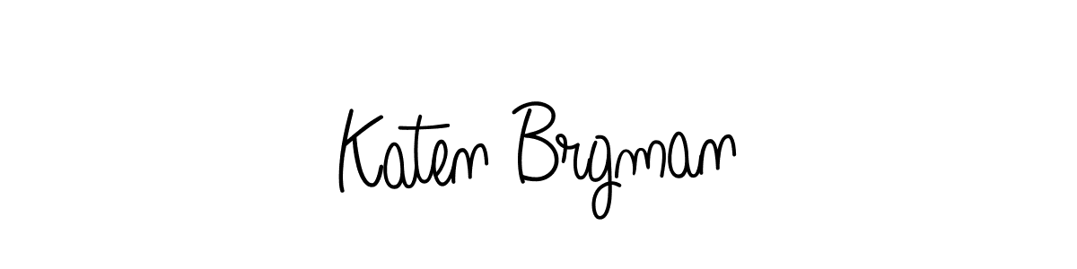 The best way (Angelique-Rose-font-FFP) to make a short signature is to pick only two or three words in your name. The name Katen Brgman include a total of six letters. For converting this name. Katen Brgman signature style 5 images and pictures png