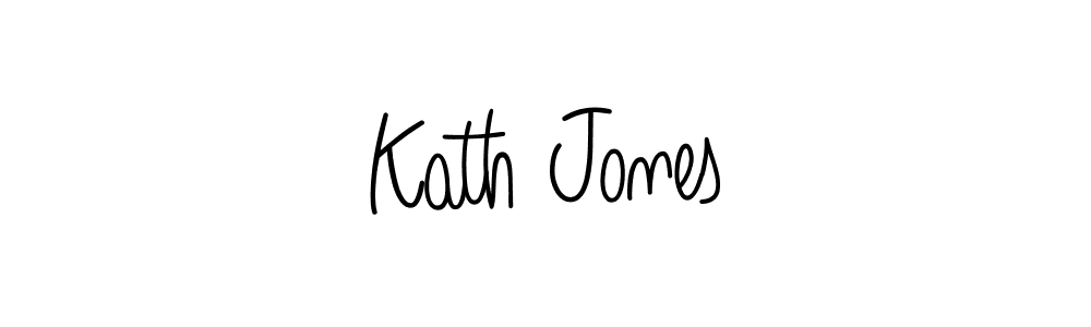 The best way (Angelique-Rose-font-FFP) to make a short signature is to pick only two or three words in your name. The name Kath Jones include a total of six letters. For converting this name. Kath Jones signature style 5 images and pictures png