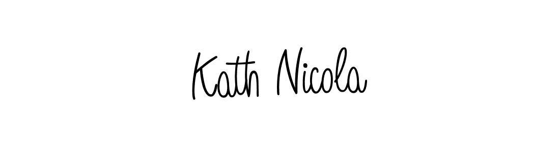 if you are searching for the best signature style for your name Kath Nicola. so please give up your signature search. here we have designed multiple signature styles  using Angelique-Rose-font-FFP. Kath Nicola signature style 5 images and pictures png