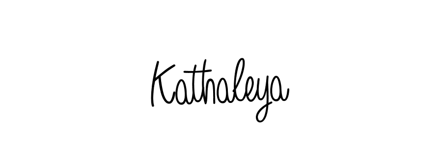 Use a signature maker to create a handwritten signature online. With this signature software, you can design (Angelique-Rose-font-FFP) your own signature for name Kathaleya. Kathaleya signature style 5 images and pictures png