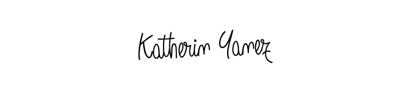 How to make Katherin Yanez signature? Angelique-Rose-font-FFP is a professional autograph style. Create handwritten signature for Katherin Yanez name. Katherin Yanez signature style 5 images and pictures png