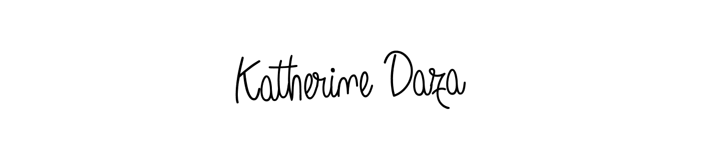 Also You can easily find your signature by using the search form. We will create Katherine Daza name handwritten signature images for you free of cost using Angelique-Rose-font-FFP sign style. Katherine Daza signature style 5 images and pictures png