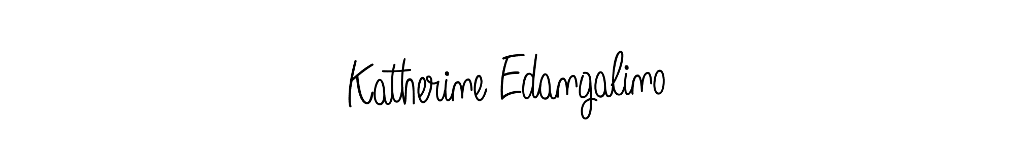 Angelique-Rose-font-FFP is a professional signature style that is perfect for those who want to add a touch of class to their signature. It is also a great choice for those who want to make their signature more unique. Get Katherine Edangalino name to fancy signature for free. Katherine Edangalino signature style 5 images and pictures png