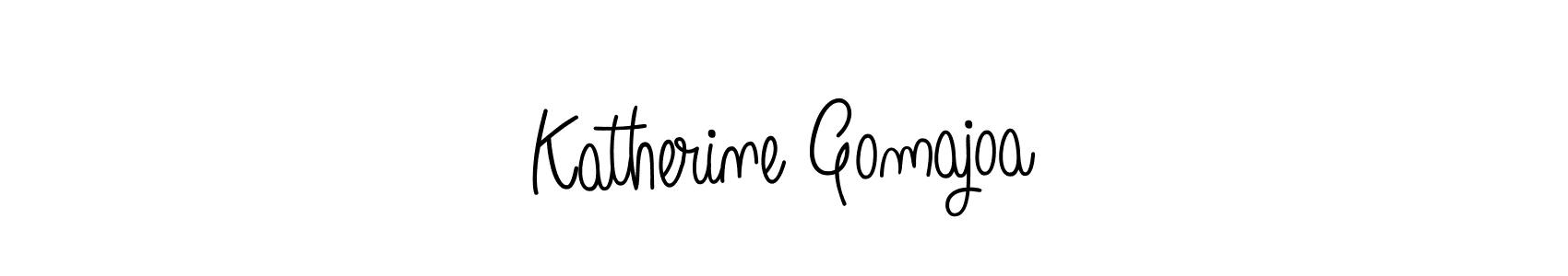 if you are searching for the best signature style for your name Katherine Gomajoa. so please give up your signature search. here we have designed multiple signature styles  using Angelique-Rose-font-FFP. Katherine Gomajoa signature style 5 images and pictures png