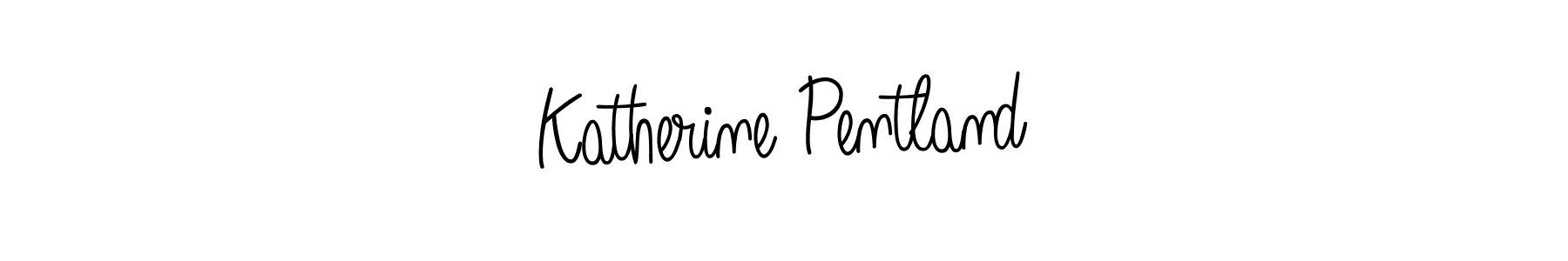 You should practise on your own different ways (Angelique-Rose-font-FFP) to write your name (Katherine Pentland) in signature. don't let someone else do it for you. Katherine Pentland signature style 5 images and pictures png