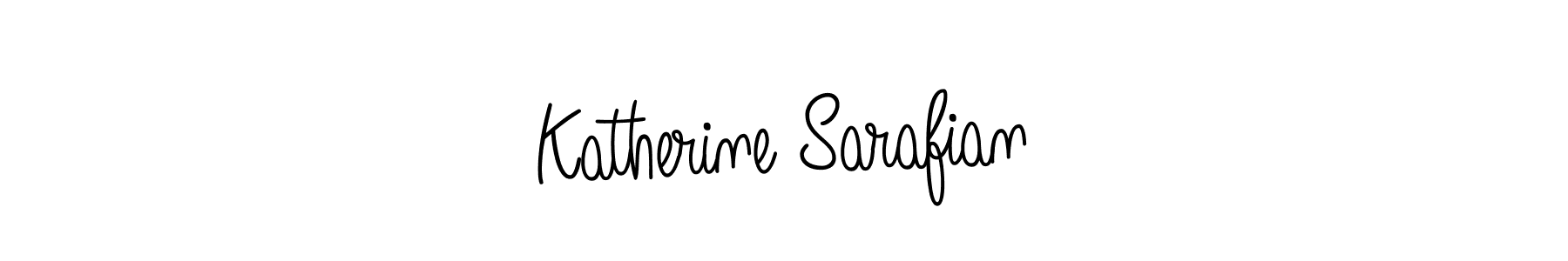 The best way (Angelique-Rose-font-FFP) to make a short signature is to pick only two or three words in your name. The name Katherine Sarafian include a total of six letters. For converting this name. Katherine Sarafian signature style 5 images and pictures png