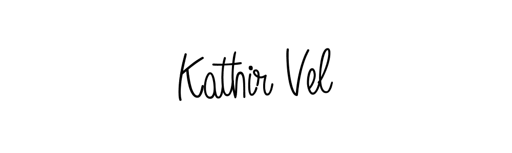 Make a beautiful signature design for name Kathir Vel. Use this online signature maker to create a handwritten signature for free. Kathir Vel signature style 5 images and pictures png