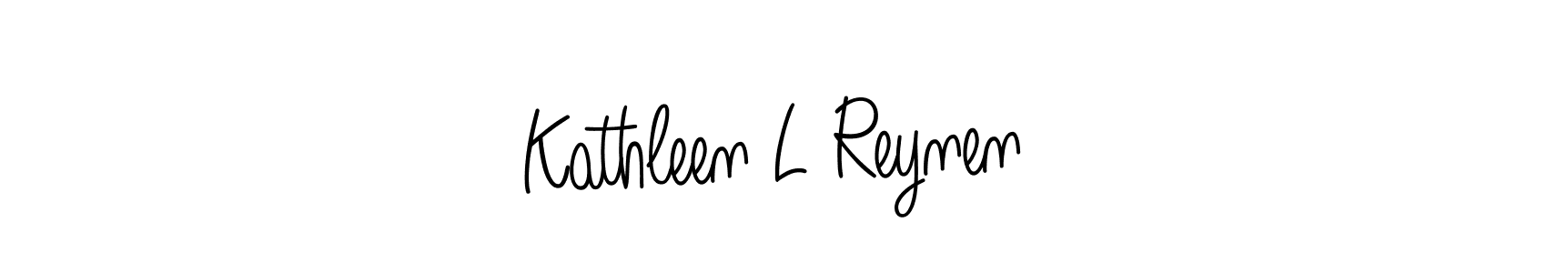 Also You can easily find your signature by using the search form. We will create Kathleen L Reynen name handwritten signature images for you free of cost using Angelique-Rose-font-FFP sign style. Kathleen L Reynen signature style 5 images and pictures png