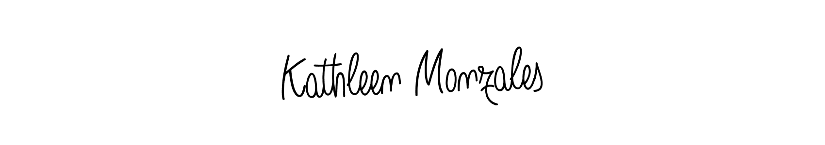 How to make Kathleen Monzales signature? Angelique-Rose-font-FFP is a professional autograph style. Create handwritten signature for Kathleen Monzales name. Kathleen Monzales signature style 5 images and pictures png