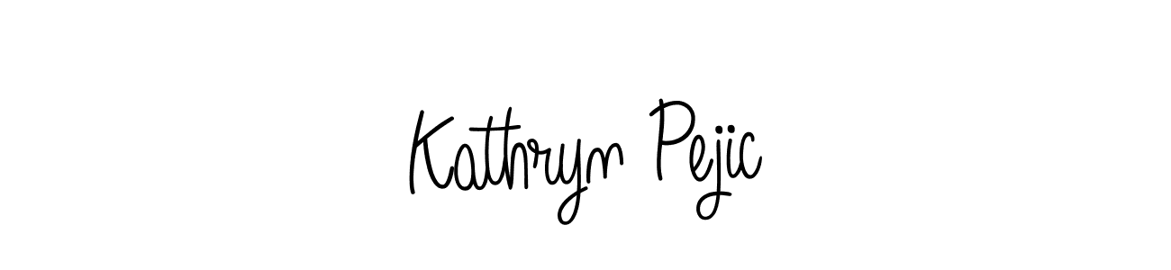 Kathryn Pejic stylish signature style. Best Handwritten Sign (Angelique-Rose-font-FFP) for my name. Handwritten Signature Collection Ideas for my name Kathryn Pejic. Kathryn Pejic signature style 5 images and pictures png