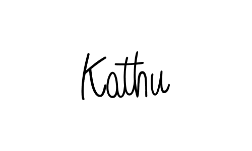 Create a beautiful signature design for name Kathu. With this signature (Angelique-Rose-font-FFP) fonts, you can make a handwritten signature for free. Kathu signature style 5 images and pictures png