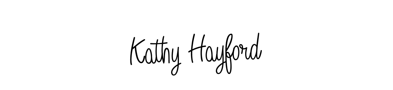 Use a signature maker to create a handwritten signature online. With this signature software, you can design (Angelique-Rose-font-FFP) your own signature for name Kathy Hayford. Kathy Hayford signature style 5 images and pictures png