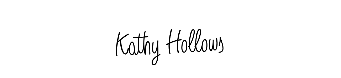 Also we have Kathy Hollows name is the best signature style. Create professional handwritten signature collection using Angelique-Rose-font-FFP autograph style. Kathy Hollows signature style 5 images and pictures png