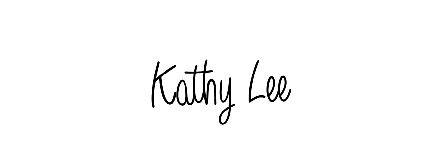 How to make Kathy Lee name signature. Use Angelique-Rose-font-FFP style for creating short signs online. This is the latest handwritten sign. Kathy Lee signature style 5 images and pictures png