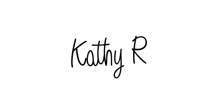 if you are searching for the best signature style for your name Kathy R. so please give up your signature search. here we have designed multiple signature styles  using Angelique-Rose-font-FFP. Kathy R signature style 5 images and pictures png