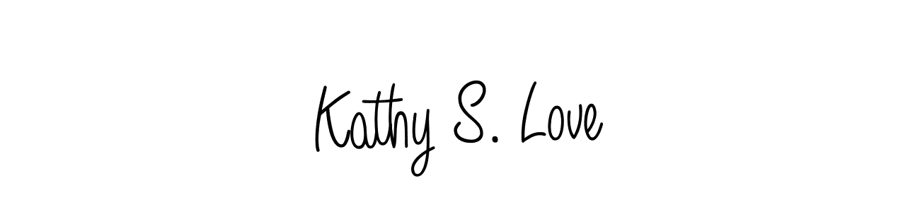 This is the best signature style for the Kathy S. Love name. Also you like these signature font (Angelique-Rose-font-FFP). Mix name signature. Kathy S. Love signature style 5 images and pictures png