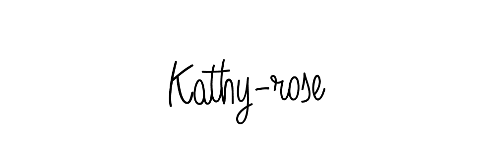 Create a beautiful signature design for name Kathy-rose. With this signature (Angelique-Rose-font-FFP) fonts, you can make a handwritten signature for free. Kathy-rose signature style 5 images and pictures png