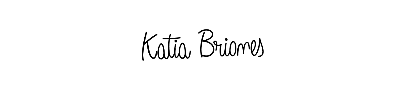 Create a beautiful signature design for name Katia Briones. With this signature (Angelique-Rose-font-FFP) fonts, you can make a handwritten signature for free. Katia Briones signature style 5 images and pictures png