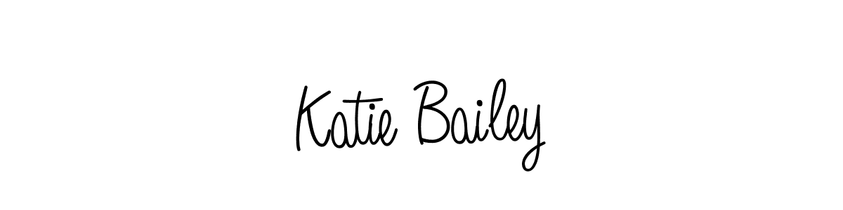 Katie Bailey stylish signature style. Best Handwritten Sign (Angelique-Rose-font-FFP) for my name. Handwritten Signature Collection Ideas for my name Katie Bailey. Katie Bailey signature style 5 images and pictures png