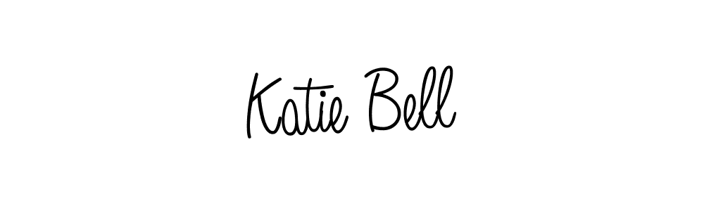 You should practise on your own different ways (Angelique-Rose-font-FFP) to write your name (Katie Bell) in signature. don't let someone else do it for you. Katie Bell signature style 5 images and pictures png