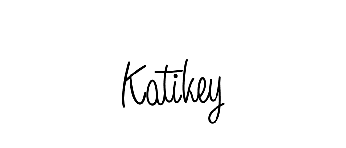 Design your own signature with our free online signature maker. With this signature software, you can create a handwritten (Angelique-Rose-font-FFP) signature for name Katikey. Katikey signature style 5 images and pictures png