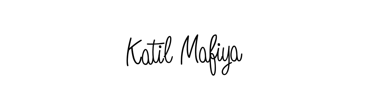 The best way (Angelique-Rose-font-FFP) to make a short signature is to pick only two or three words in your name. The name Katil Mafiya include a total of six letters. For converting this name. Katil Mafiya signature style 5 images and pictures png