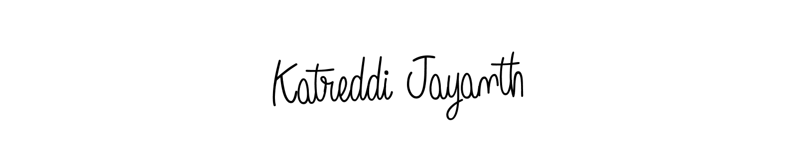 How to Draw Katreddi Jayanth signature style? Angelique-Rose-font-FFP is a latest design signature styles for name Katreddi Jayanth. Katreddi Jayanth signature style 5 images and pictures png