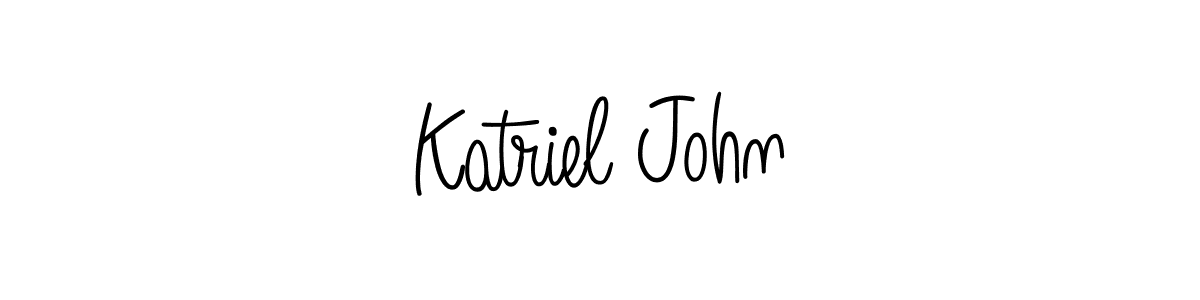 Also we have Katriel John name is the best signature style. Create professional handwritten signature collection using Angelique-Rose-font-FFP autograph style. Katriel John signature style 5 images and pictures png