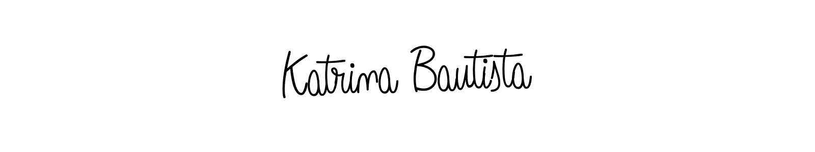 Create a beautiful signature design for name Katrina Bautista. With this signature (Angelique-Rose-font-FFP) fonts, you can make a handwritten signature for free. Katrina Bautista signature style 5 images and pictures png