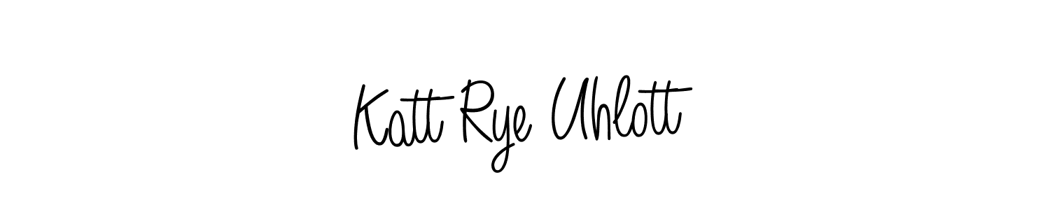 How to make Katt Rye Uhlott signature? Angelique-Rose-font-FFP is a professional autograph style. Create handwritten signature for Katt Rye Uhlott name. Katt Rye Uhlott signature style 5 images and pictures png