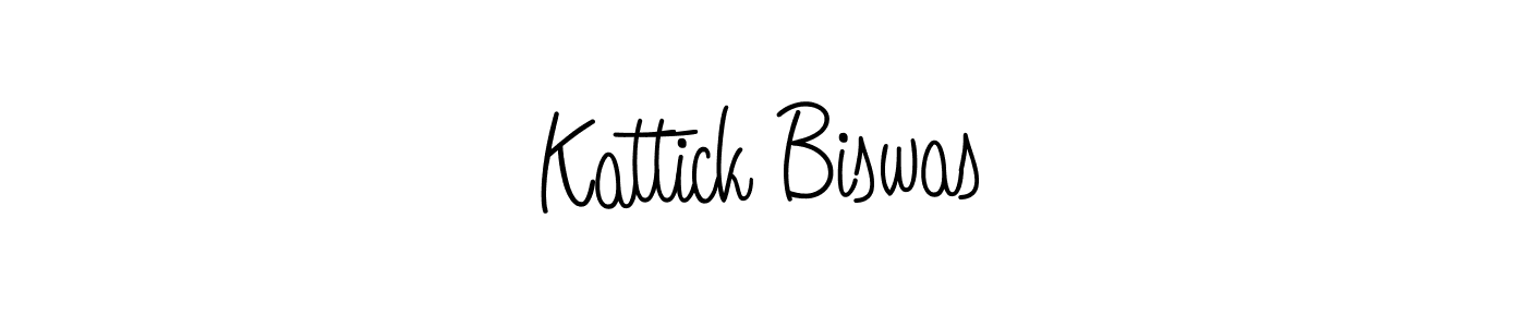 How to make Kattick Biswas signature? Angelique-Rose-font-FFP is a professional autograph style. Create handwritten signature for Kattick Biswas name. Kattick Biswas signature style 5 images and pictures png