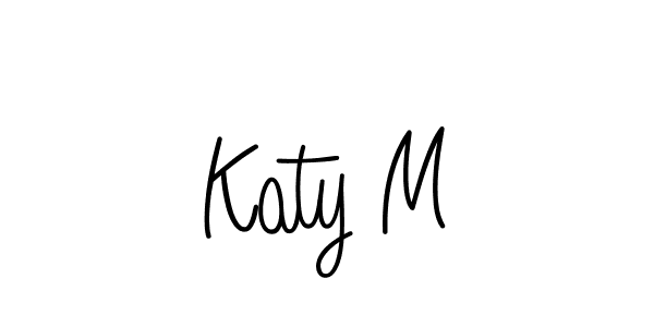 Also we have Katy M name is the best signature style. Create professional handwritten signature collection using Angelique-Rose-font-FFP autograph style. Katy M signature style 5 images and pictures png